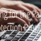 Paycheck Protection Program in white text over image of keyboard